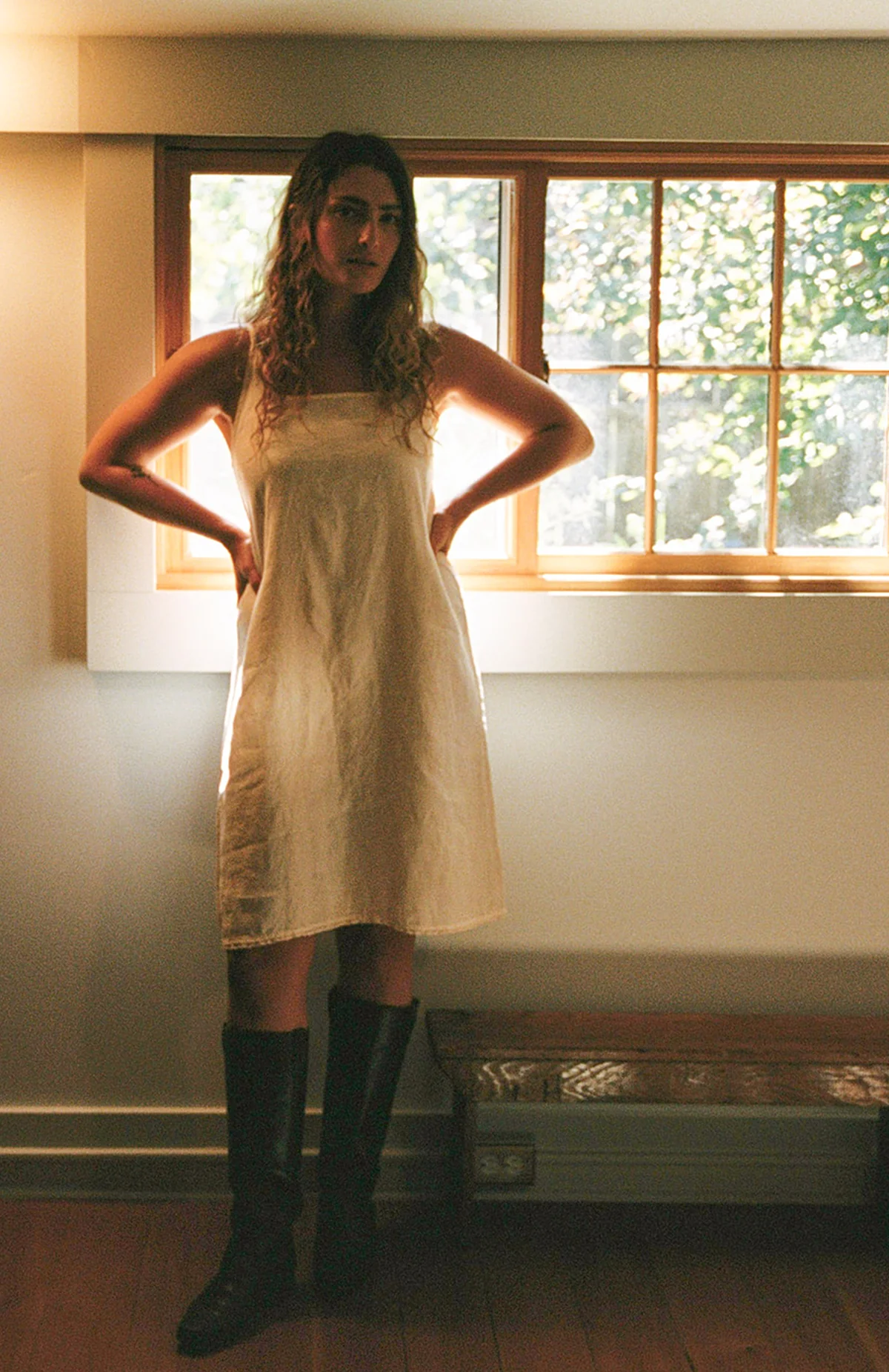 Jardin Linen Dress - Image 5