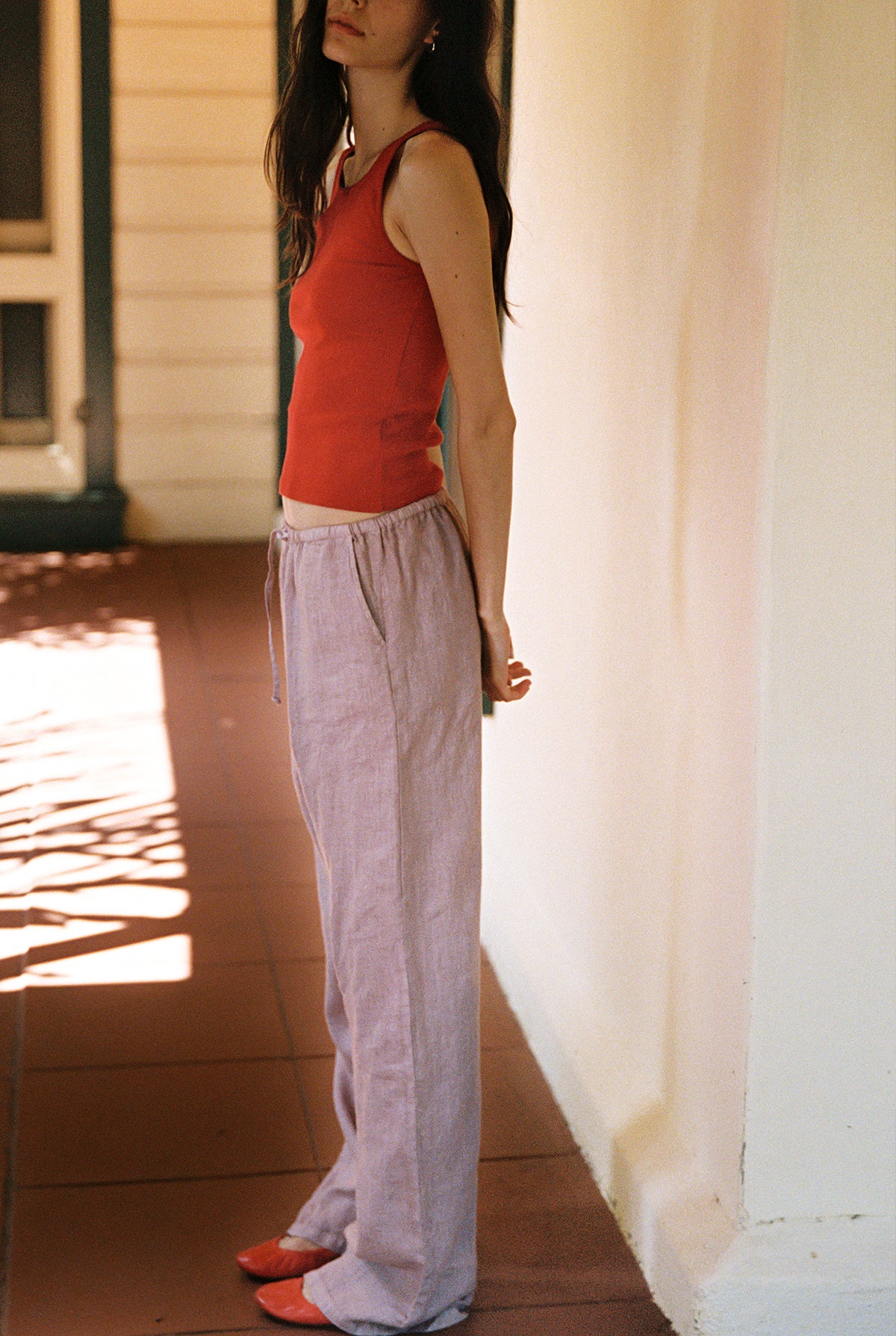 Linen Drawstring Pant - Image 3