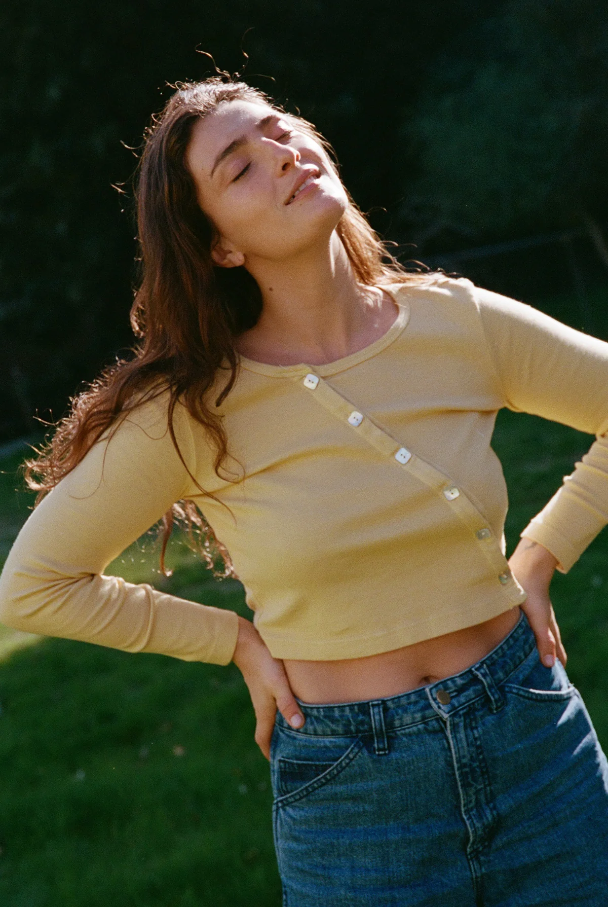 Organic Slant Cardi - Image 5