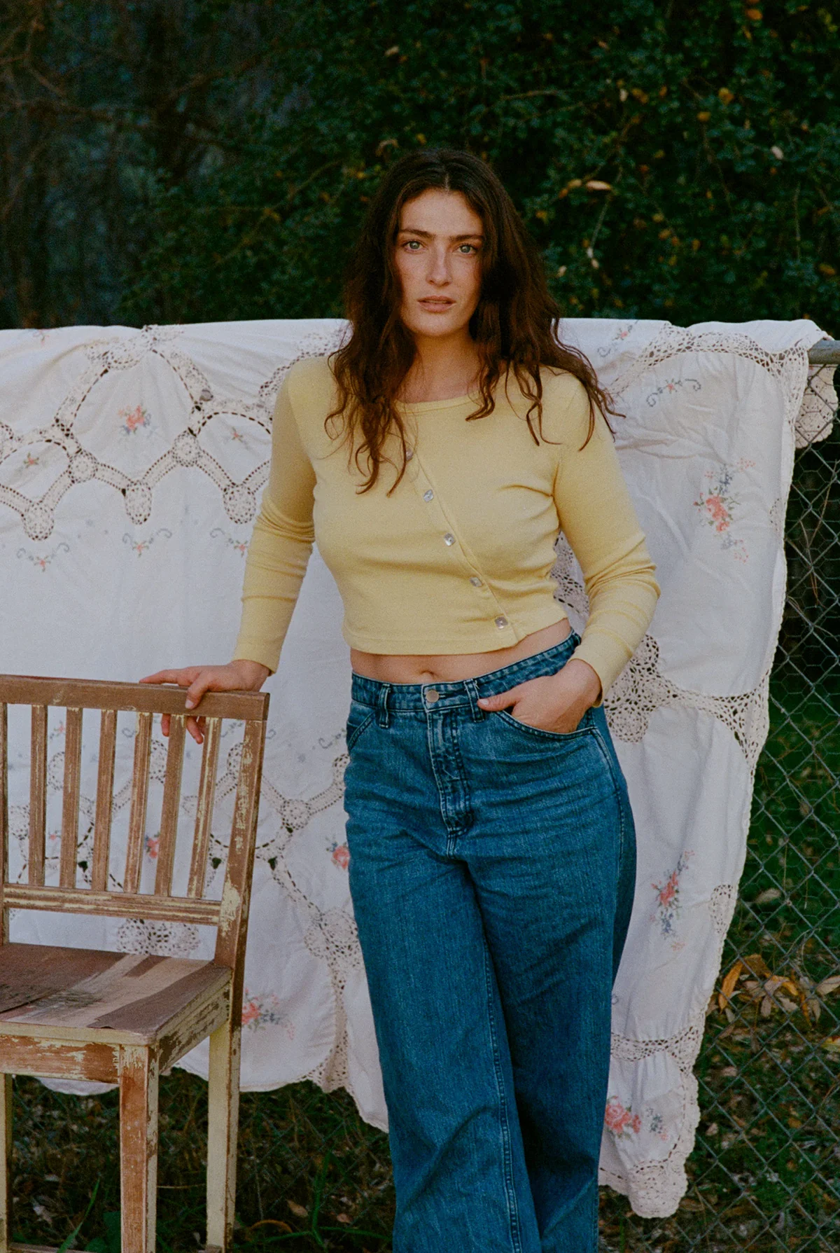 Organic Slant Cardi - Image 7