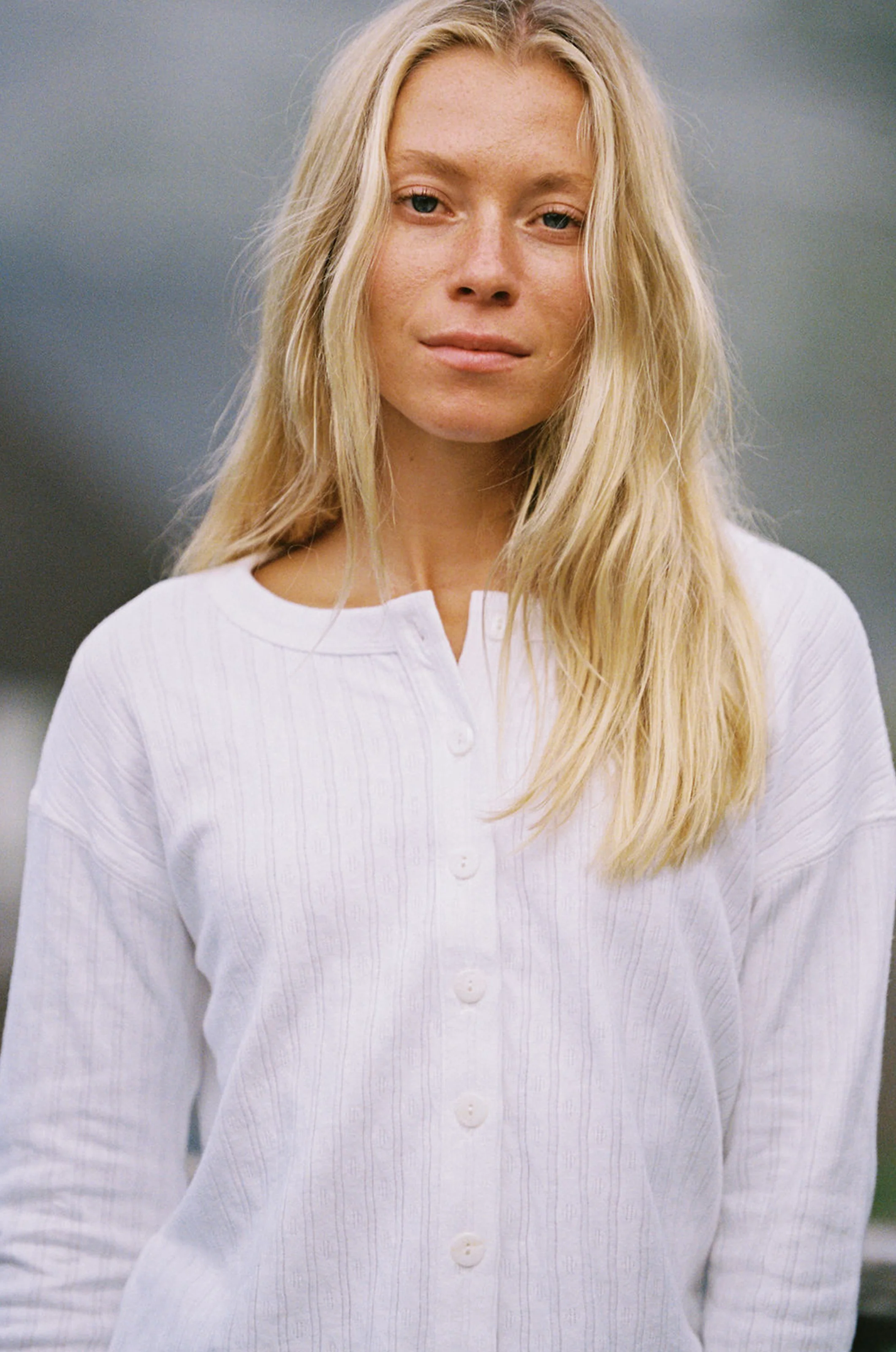 Thermal Pointelle Cardigan - Image 3