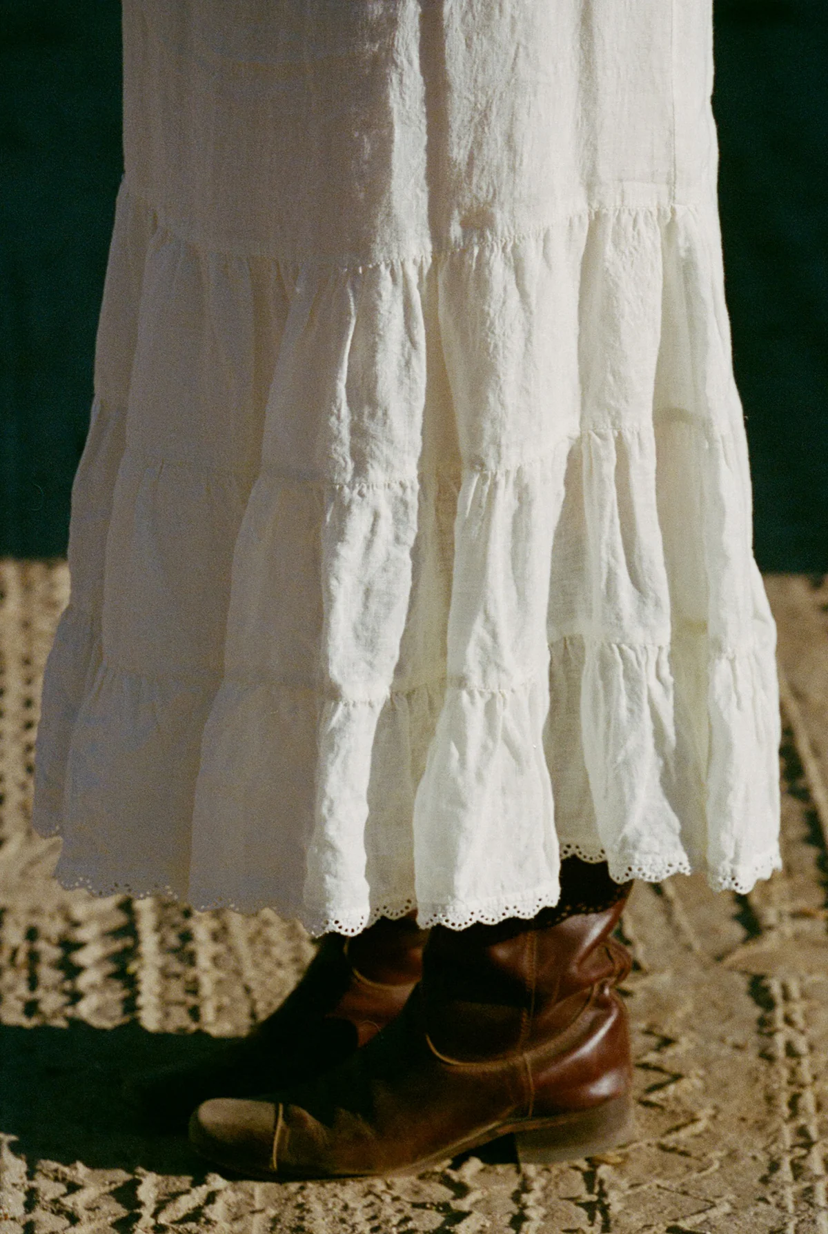 Tissue Linen Skirt - Image 4