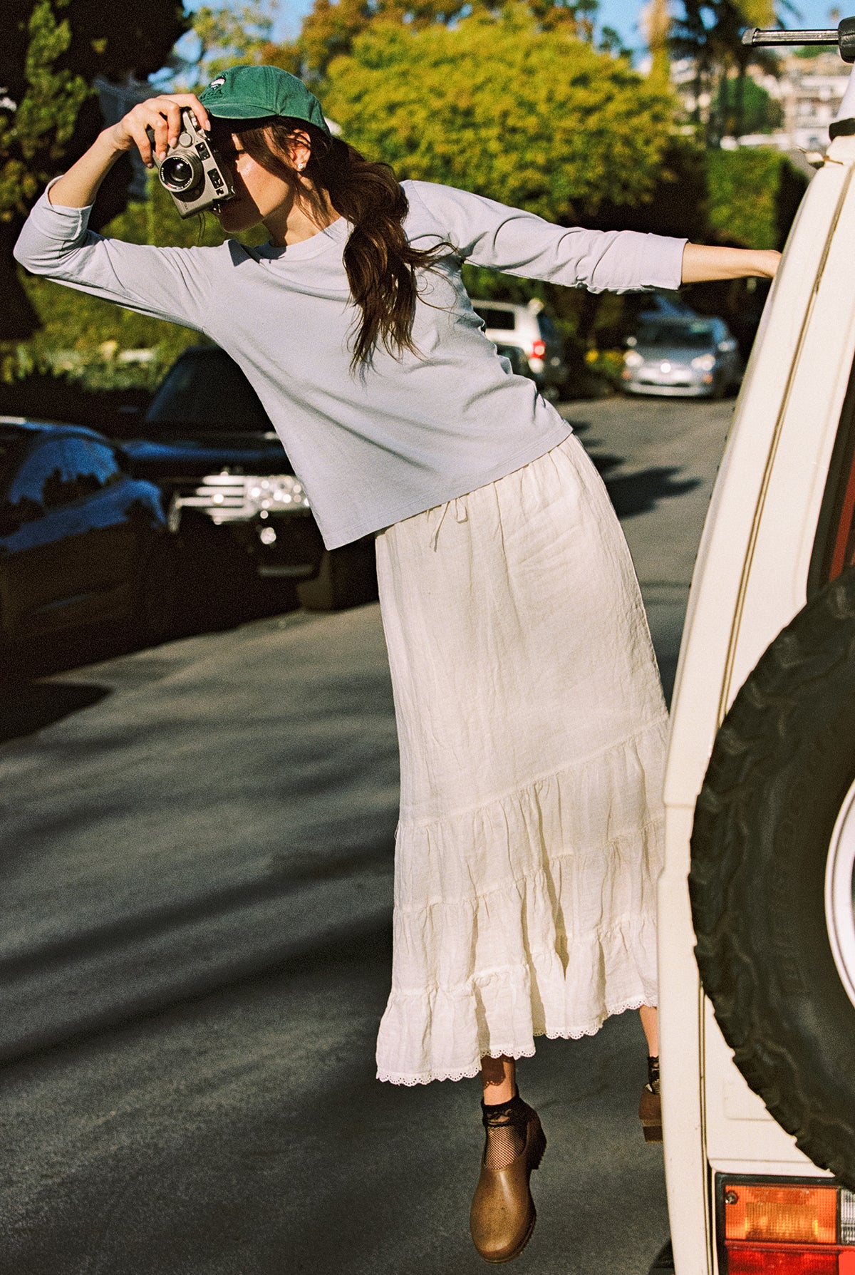 Tissue Linen Skirt - Image 6